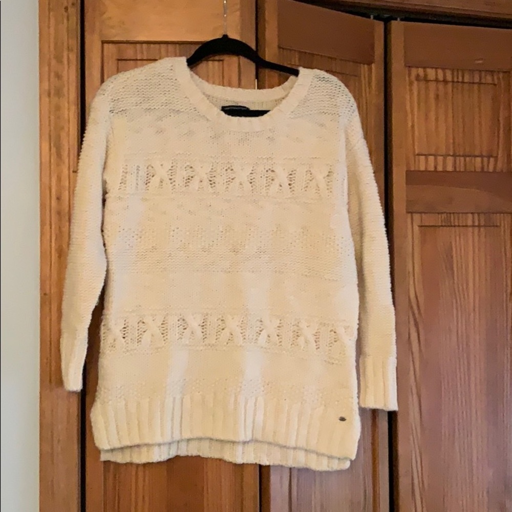 Cream knit sweater